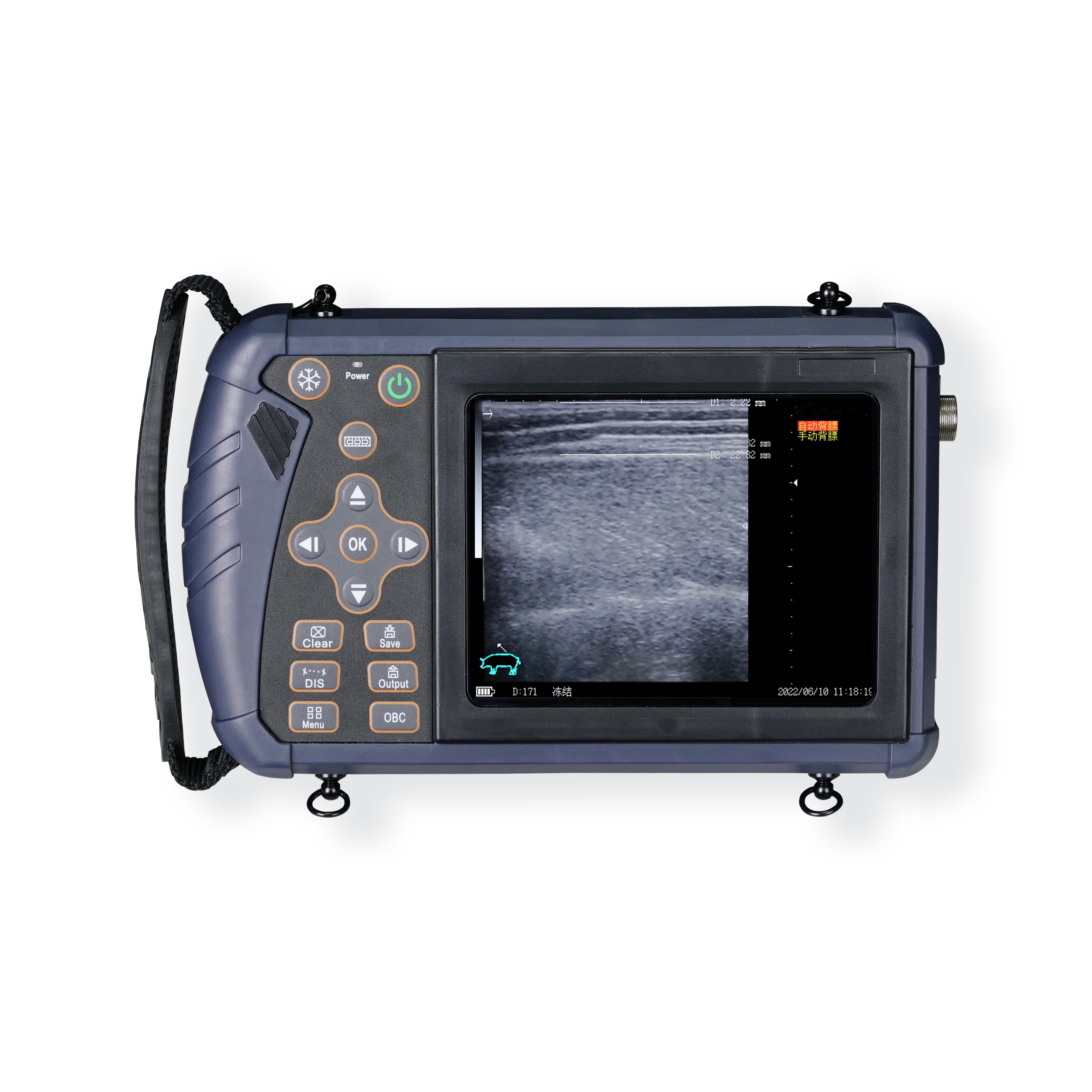 Scanner de ultrassom portátil veterinário multifuncional CBV-S1