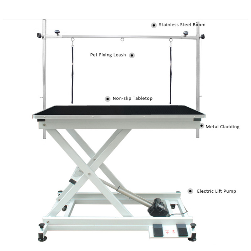 Mesa de tratamento de animais de estimação com elevador elétrico N-140